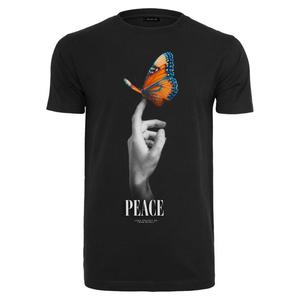 Černé tričko Peace Butterfly obraz