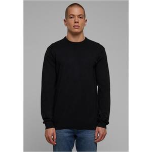 Pletený svetr s výstřihem černý obraz