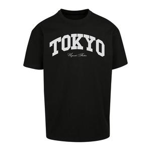 Oversize tričko Tokyo College černé obraz