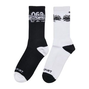 Major City 069 Ponožky 2-balení černo/bílé obraz