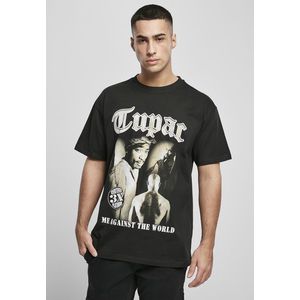 Tričko Tupac MATW Sepia Oversize černé obraz