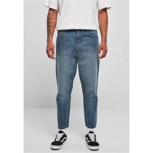 Cropped Tapered Jeans middeepblue obraz