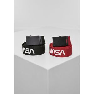 NASA Belt 2-Pack extra dlouhý černo/červený obraz