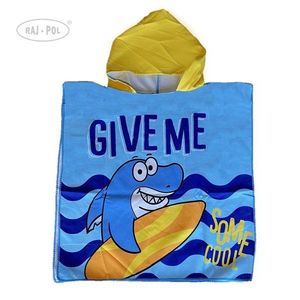 Raj-Pol Kids's Towel Beach Poncho Shark obraz