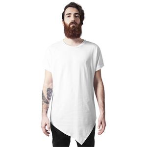 Asymetrické dlouhé tričko bílé obraz