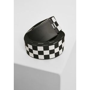 Nastavitelný pásek Checker Belt černo/bílý obraz