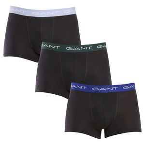 3PACK pánské boxerky Gant černé obraz