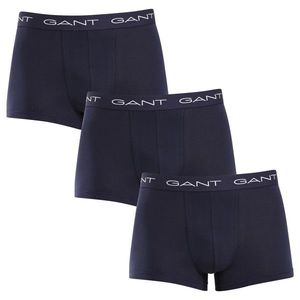 3PACK pánské boxerky Gant modré obraz
