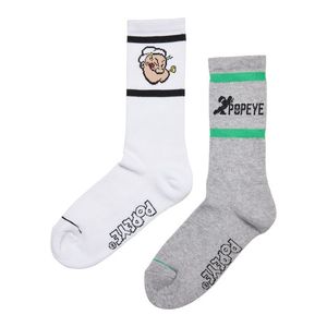 Popeye Socks 2-Pack heathergrey/white obraz