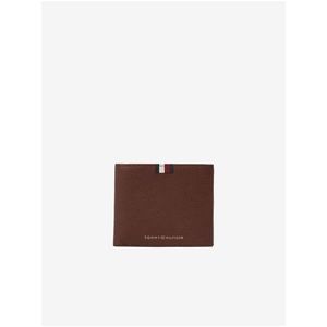 Hnědá pánská kožená peněženka Tommy Hilfiger - Pánské obraz