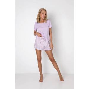 Pyjamas Aruelle Lily Short kr/r XS-2XL lavender obraz