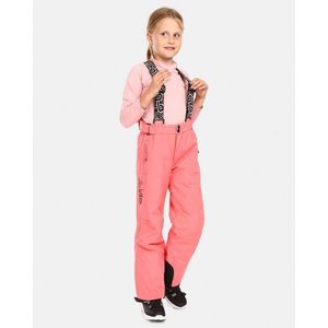 Růžové holčičí lyžařské kalhoty Kilpi GABONE obraz