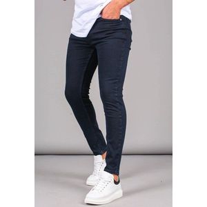 Madmext Navy Blue Super Lycra Skinny Fit Men's Jeans 6302 obraz