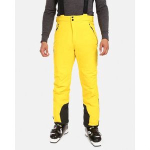 Žluté pánské lyžařské kalhoty Kilpi METHONE obraz