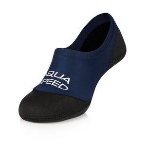 AQUA SPEED Unisex's Swimming Socks Neo Navy Blue/Black Pattern 10 obraz