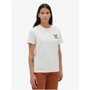 Krémové dámské tričko VANS Natural Fly - Dámské obraz