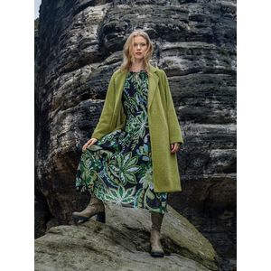 Orsay Zelené dámské květované šaty - Dámské obraz