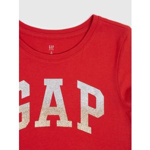 Červené holčičí tričko s logem GAP obraz