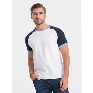 Ombre Men's cotton reglan t-shirt obraz