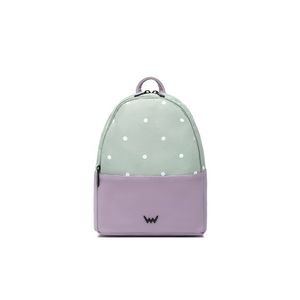 Fialovo-zelený dámský puntíkovaný batoh VUCH Zane Mini Purple obraz