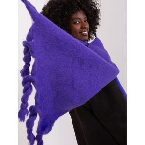 Tmavě fialový široký dámský šátek obraz