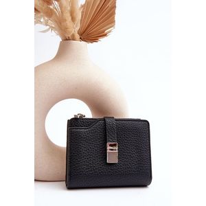 Dámská koženková peněženka černá Lazara obraz