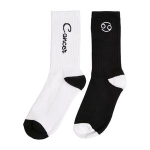 Zodiac Socks 2-Pack černo/bílá rakovina obraz