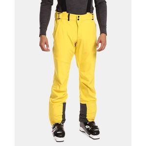 Pánské softshellové lyžařské kalhoty Kilpi RHEA-M Žlutá obraz