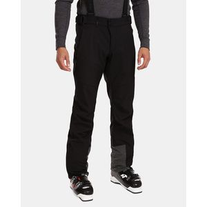 Pánské softshellové lyžařské kalhoty Kilpi RHEA-M Černá obraz