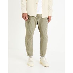 Khaki pánské kalhoty Celio Focoton obraz