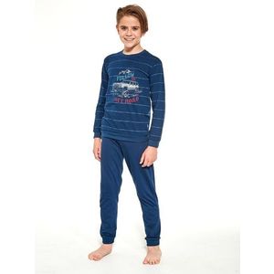 Pyjamas Cornette Kids Boy 478/124 Follow Me length/r 86-128 navy blue obraz