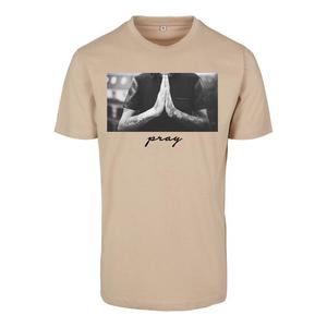 Pánské tričko Pray - béžové obraz