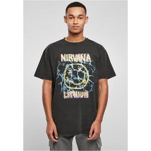 Pánské tričko Nirvana Lithium - černé obraz