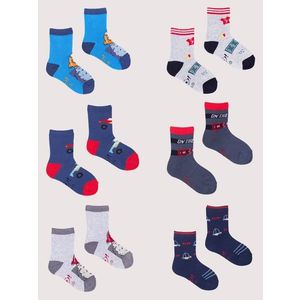 Yoclub Kids's Socks Pattern 6-Pack SKA-0006C-AA00-009 obraz