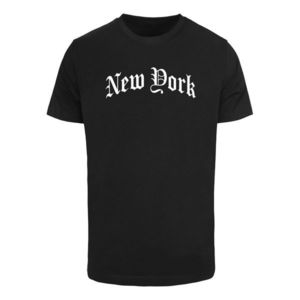 Pánské tričko New York Wording - černé obraz