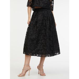 Orsay Černá dámská krajková midi sukně - Dámské obraz
