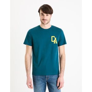 Petrolejové pánské tričko Celio Gexflov obraz