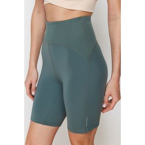 Trendyol Khaki Matte Recovery Fabric Reflector Printed Knitted Sports Biker/Cyclist/Short Leggings obraz
