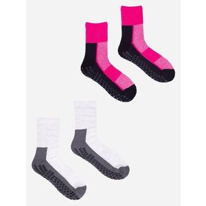 Yoclub Kids's Half-Terry Socks With ABS 2-Pack SKA-0131U-AA0A-001 obraz