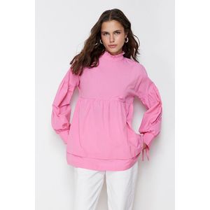 Trendyol Pink Comfort Fit Woven Tunic obraz