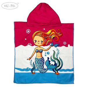 Raj-Pol Unisex's Towel Beach Poncho Mermaid obraz