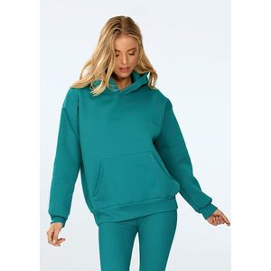 DKaren Woman's Sweatshirt Oseye Marine Green obraz