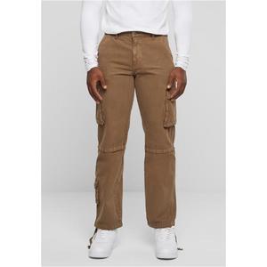 Pánské kapsáčové kalhoty DEF Pocket - hnědé obraz