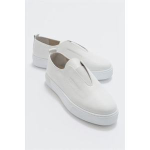 LuviShoes Pánské boty z bílé kůže obraz
