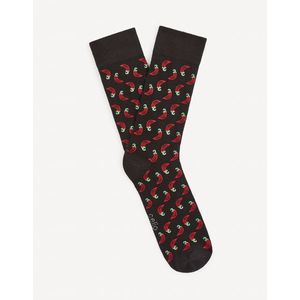 Černé pánské vzorované ponožky Celio Gisopiment obraz