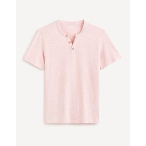Růžové pánské tričko Celio Cegeti obraz