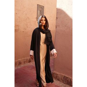 Trendyol Black Color Block Aerobin Abaya/Abaya & Dress 2-Pack Woven Suit obraz
