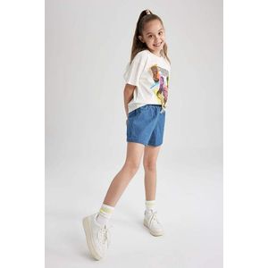 DEFACTO dívčí džínové šortky s elastickým pasem obraz