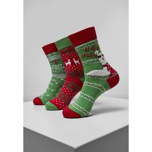 Vánoční ponožky Lama - 3-balení - vícebarevné obraz