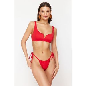 Trendyol Red Bralette Bikini Top obraz